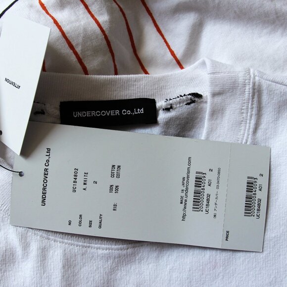 BNWT SS22 UNDERCOVER x EASTPAK ZIPPERED POCKET TSHIRT 2 - Picture 9 of 12